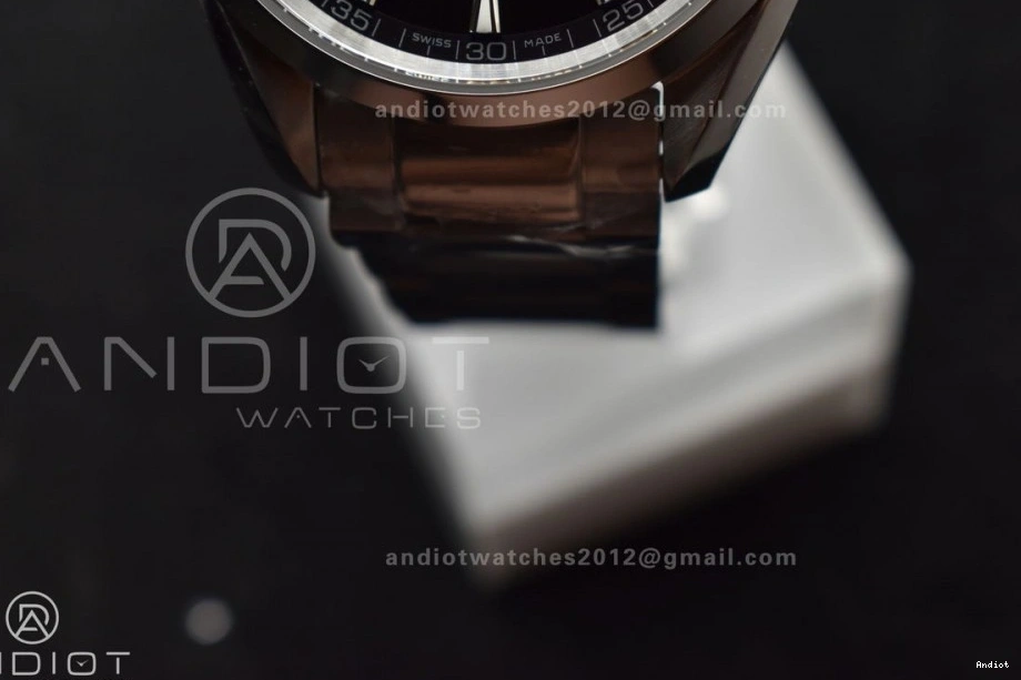 On Terra Best A8500 VSF Black Edition Vertical 1:1 SS Dial Bracelet SS Aqua 150M 1218